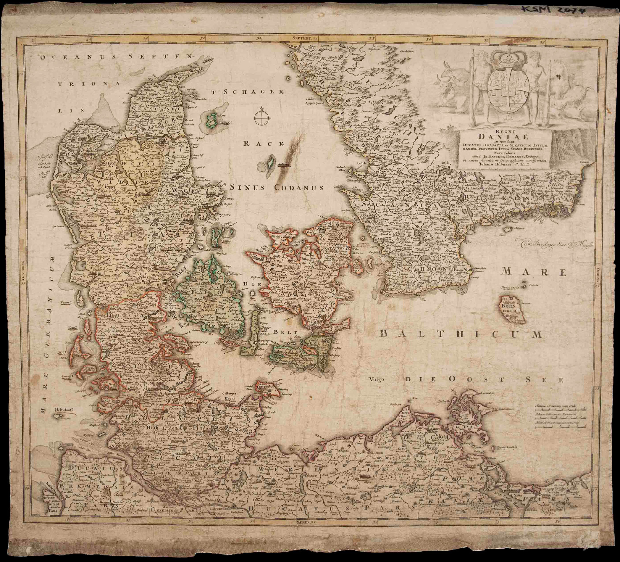 Danmark cirka 1750